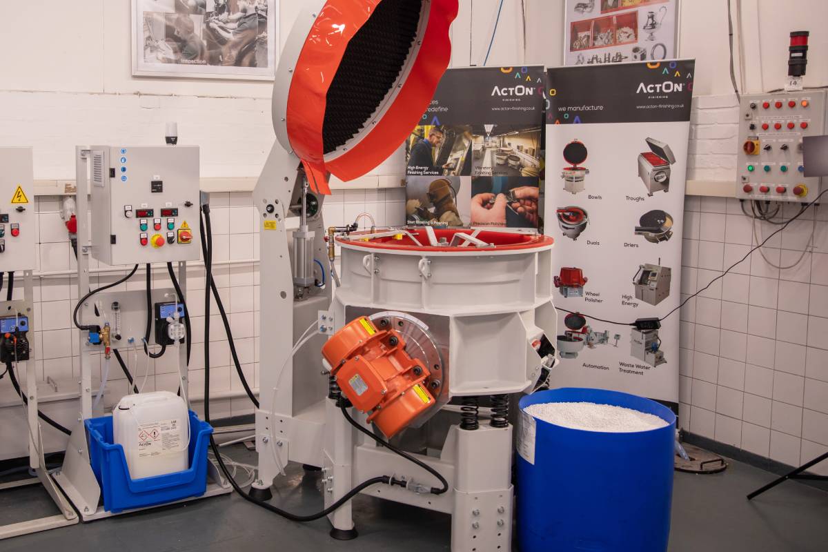 Discover our Wheel Polishing Machine from ActOn Finishing.